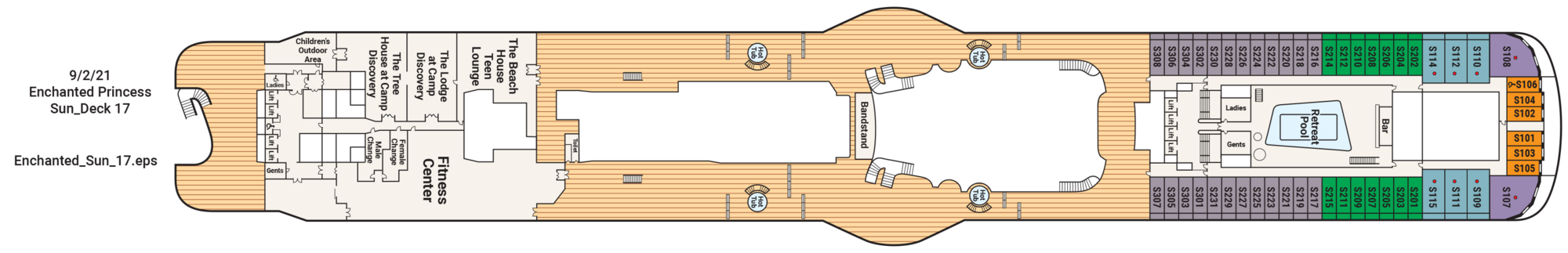 Deck 17 - Sun plan